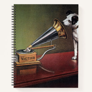 Zijn meesterstem  kleur notitieboek