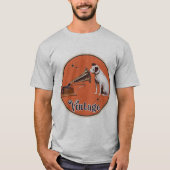 Zijn meesterstem Nipper de RCA Victor Dog T-shirt (Voorkant)