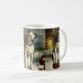 Zijn meesterstem Nipper Laatste Avondmaal Koffiemok (Voorkant rechts)