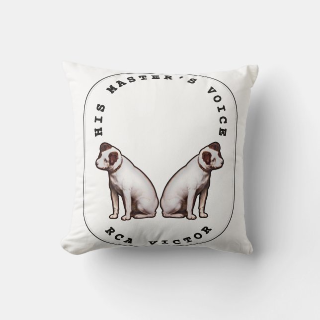 Zijn meesterstem RCA Victor Kussen (Voorkant)