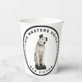 Zijn meesterstem RCA Victor Papieren Bekers (Achterkant)