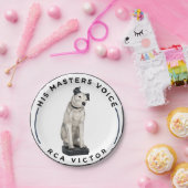 Zijn meesterstem RCA Victor Papieren Bordje (Feest)