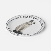 Zijn meesterstem RCA Victor Papieren Bordje (Gekanteld)