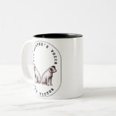 Zijn meesterstem RCA Victor Tweekleurige Koffiemok (Voorkant links)