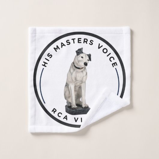 Zijn meesterstem RCA Victor Washandje (Wasdoekje)