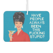 Zijn mensen altijd zo dom geweest? luchtverfrisser (Voorkant)