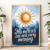 Zijn Mercies Christelijke Wall Art Print