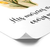 Zijn Merkels zijn elke ochtend Christelijke kunst. Poster (Hoek)