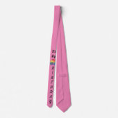 ZIJN MIJN BIRTHDAAGBALLOON PINK STROPDAS (Achterkant)