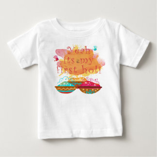 ZIJN MIJN EERSTE HOLI BABY BODYSUIT