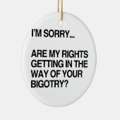 ZIJN MIJN RECHTEN OP DE WEG KERAMISCH ORNAMENT (Rechts)