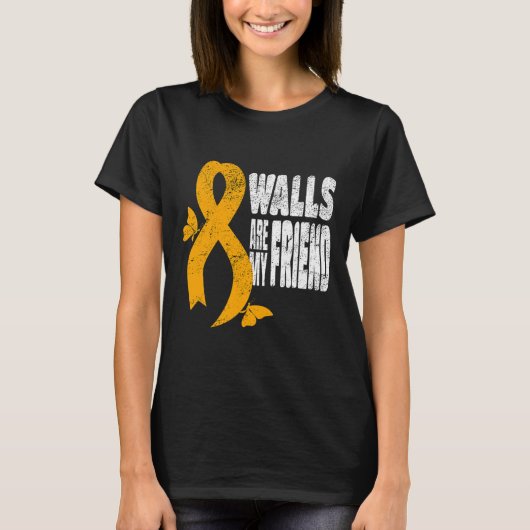 Zijn mijn vriend leuk MS multiple sclerose lopen A T-shirt (Voorkant)