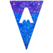 Zijn moderne koninklijke gelukkige verjaardag bunt vlaggetjes (Derde vlag)