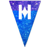 Zijn moderne koninklijke gelukkige verjaardag bunt vlaggetjes (Tweede vlag)