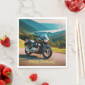 Zijn motorfiets servet (Insitu)