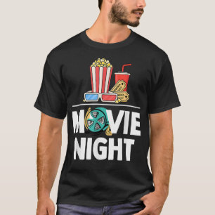 Zijn Movie Night Funny Dancing Popcorn Pickle Hot T-shirt