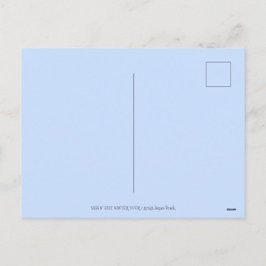 ZIJN N' FITZ GRAPPIGE KATTEN, GIGANTISCHE KERSTKAR FEESTDAGENKAART (Achterkant)