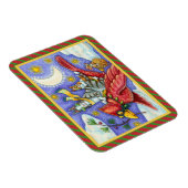 ZIJN N' FITZ GRAPPIGE KATTEN, GIGANTISCHE KERSTKAR MAGNEET (Rechterzijde)