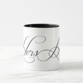 Zijn n Hers Matching Script Lettering Gift Mokken (Midden)