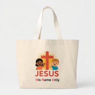 Zijn Naam Alleen - Boodschappentas Grote Tote Bag