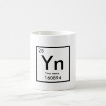 Zijn naam als chemisch element