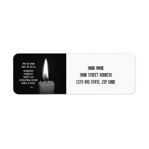 Zijn naam is Prince of Peace Bible Verse Etiket