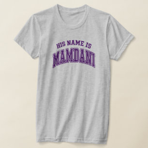Zijn naam is Zohran Mamdani Meme Burgemeester van T-shirt