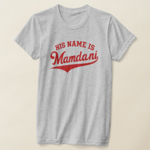 Zijn naam is Zohran Mamdani Meme Burgemeester van T-shirt