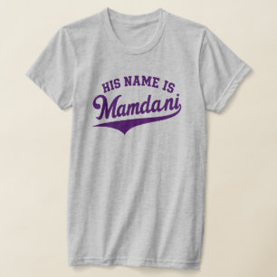 Zijn naam is Zohran Mamdani Meme Burgemeester van T-shirt