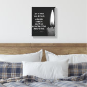 Zijn naam wordt Wonderful Bible Verse genoemd Canvas Afdruk (Insitu (Slaapkamer))