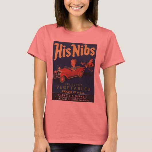 Zijn Nibs Vegetables T-shirt (Voorkant)