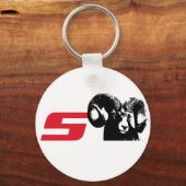 Zijn niet-uitgesproken Es-Ram Sleutelhanger (Voorkant)