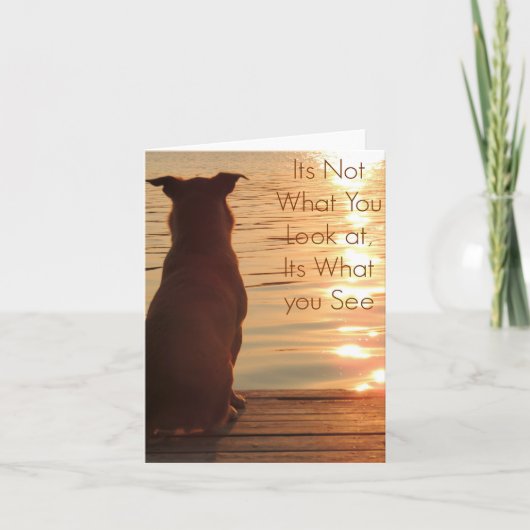 Zijn niet Wat u in Lege Notecard bekijkt Kaart (Voorkant)