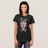 Zijn Off Cranky Cat Funny T-shirt (Voorkant volledig)