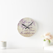 Zijn ogen staan op de loer... Bijbelverse kunst Ronde Klok (Huis)