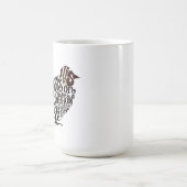 Zijn ogen staan op de Mok van de koffie - 15oz. (Center)