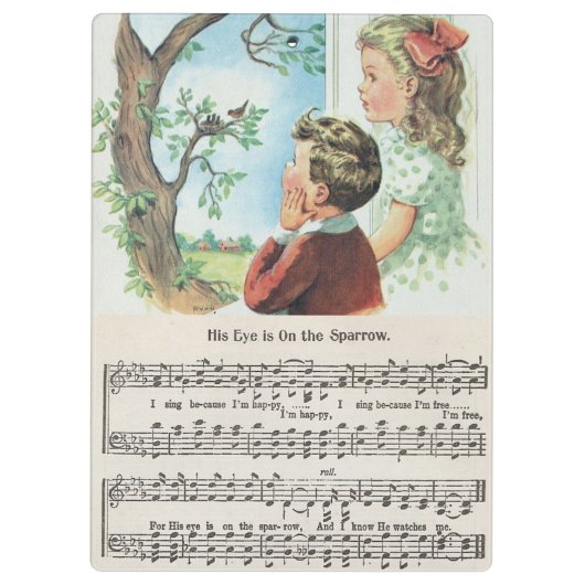 Zijn ogen staan op het spaanplaat van acryl klembord (Achterkant)