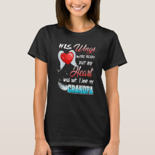 Zijn ogen waren klaar, maar mijn hart was niet dat t-shirt