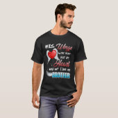 Zijn ogen waren klaar, maar mijn hart was niet dat t-shirt (Voorkant volledig)