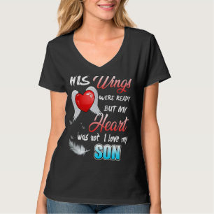 Zijn ogen waren klaar, maar mijn hart was niet lie t-shirt