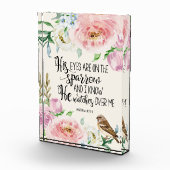 "Zijn ogen zijn op de mus" Foto Block (Rechts)