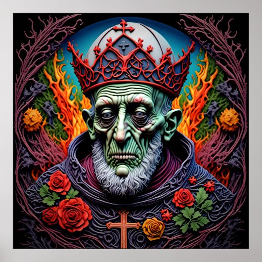 Zijn onheiligheid, Zombie Pope Poster (Voorkant)