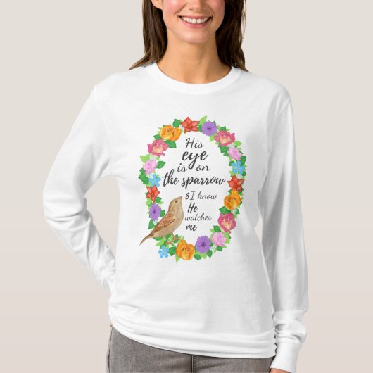Zijn oog is op de Sparrow Women's Top (Voorkant)