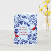 Zijn Oog is op het Wenskaart van de Mus Kaart (Gele Bloem)