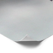 Zijn oog staat op de loer. poster (Hoek)