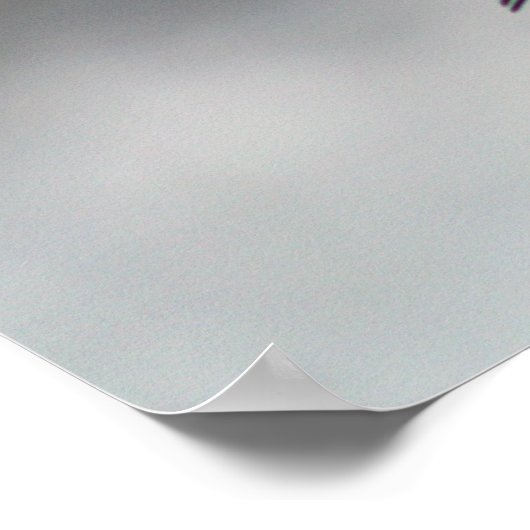 Zijn oog staat op de loer. poster (Hoek)