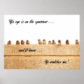 Zijn oog staat op de loer. . . poster (Voorkant)