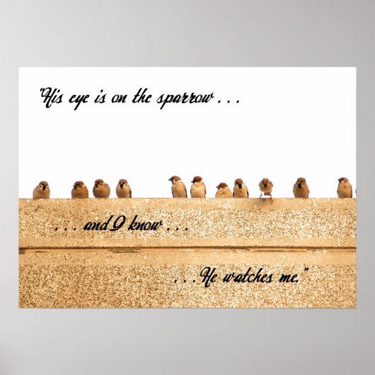 Zijn oog staat op de loer. . . poster (Voorkant)