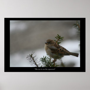 "Zijn oog staat op de loer! poster