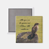 Zijn oog staat op de mus. magneet (Voorkant / Achterkant)